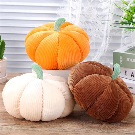 pumpkin pillow flat|pumpkin shaped couch pillow.